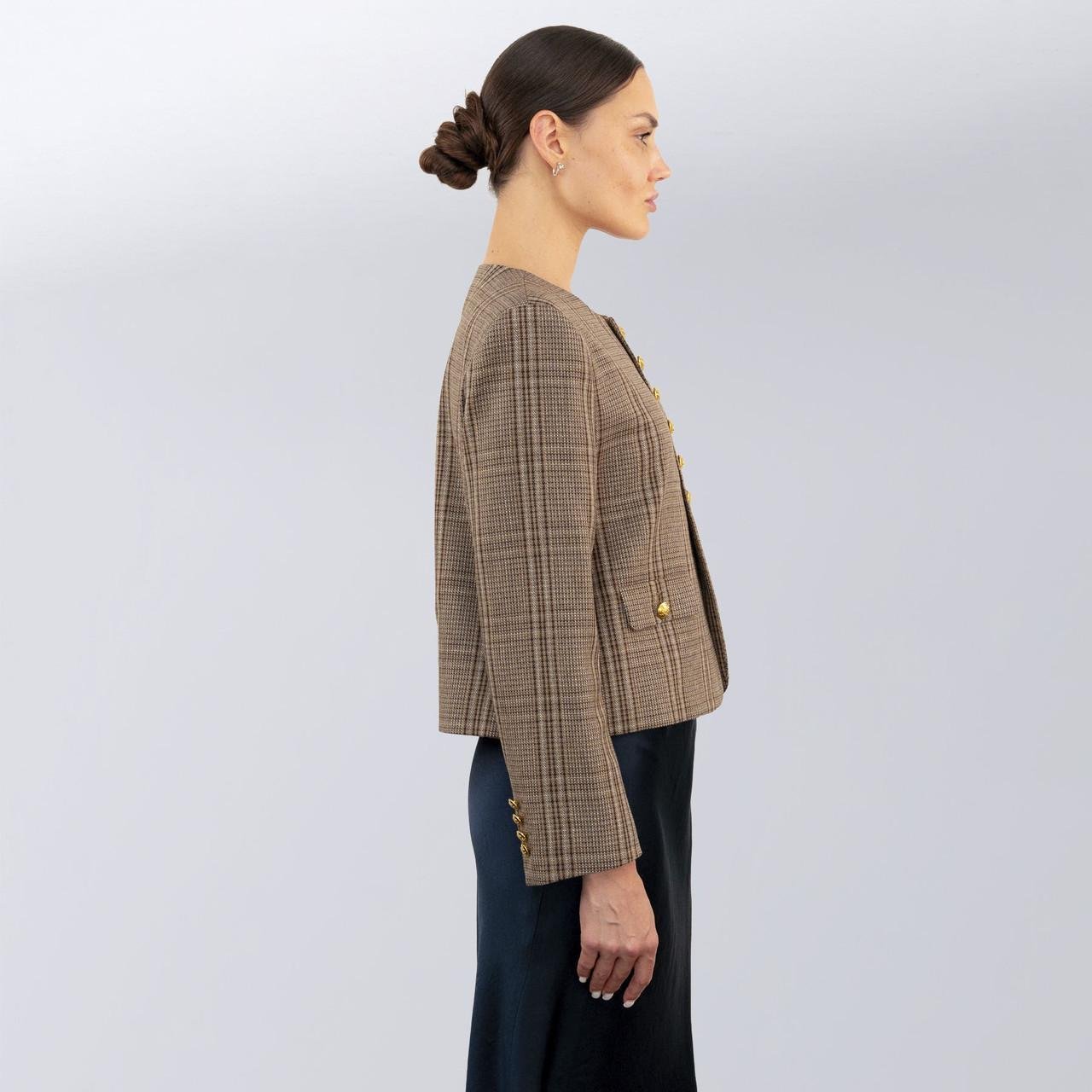 Жакет жіночий повсякдений Celine S Коричневий (2588762953) - фото 5 Жакет жіночий повсякдений Celine S Коричневий (2588762953) - фото 5