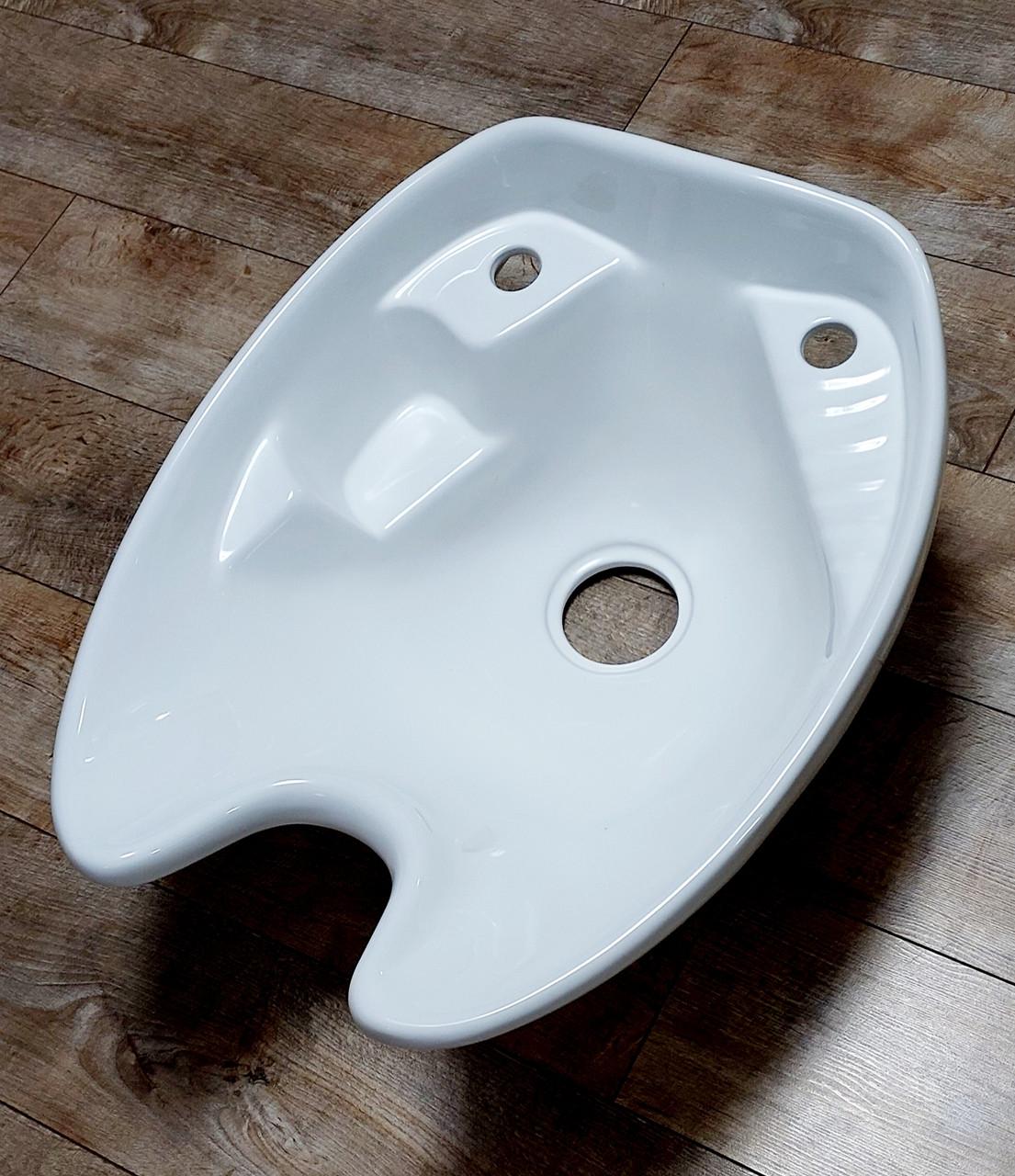 Раковина керамічна до перукарської мийки ДенІС professional 020 COSMO Білий (1453070561) - фото 11