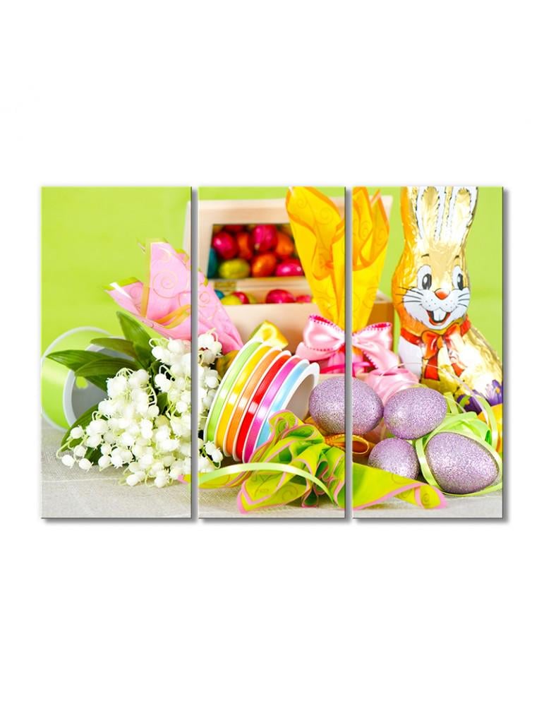 Картина модульная Праздничные наборы 3 модуля 50x75 см