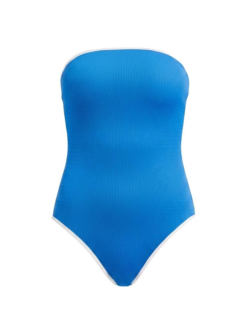 Купальник бандо сплошной Seafolly XL Синий (11126DD072-blue)