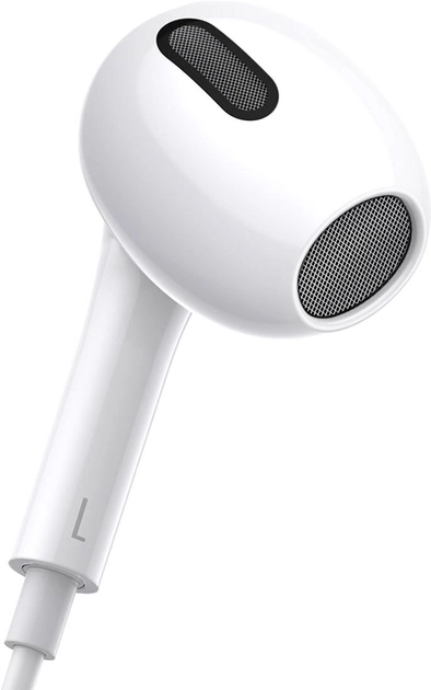 Навушники провідні BASEUS Encok H17 Lateral in-ear Wired Earphone jack 3,5 мм Білий (20757491) - фото 3