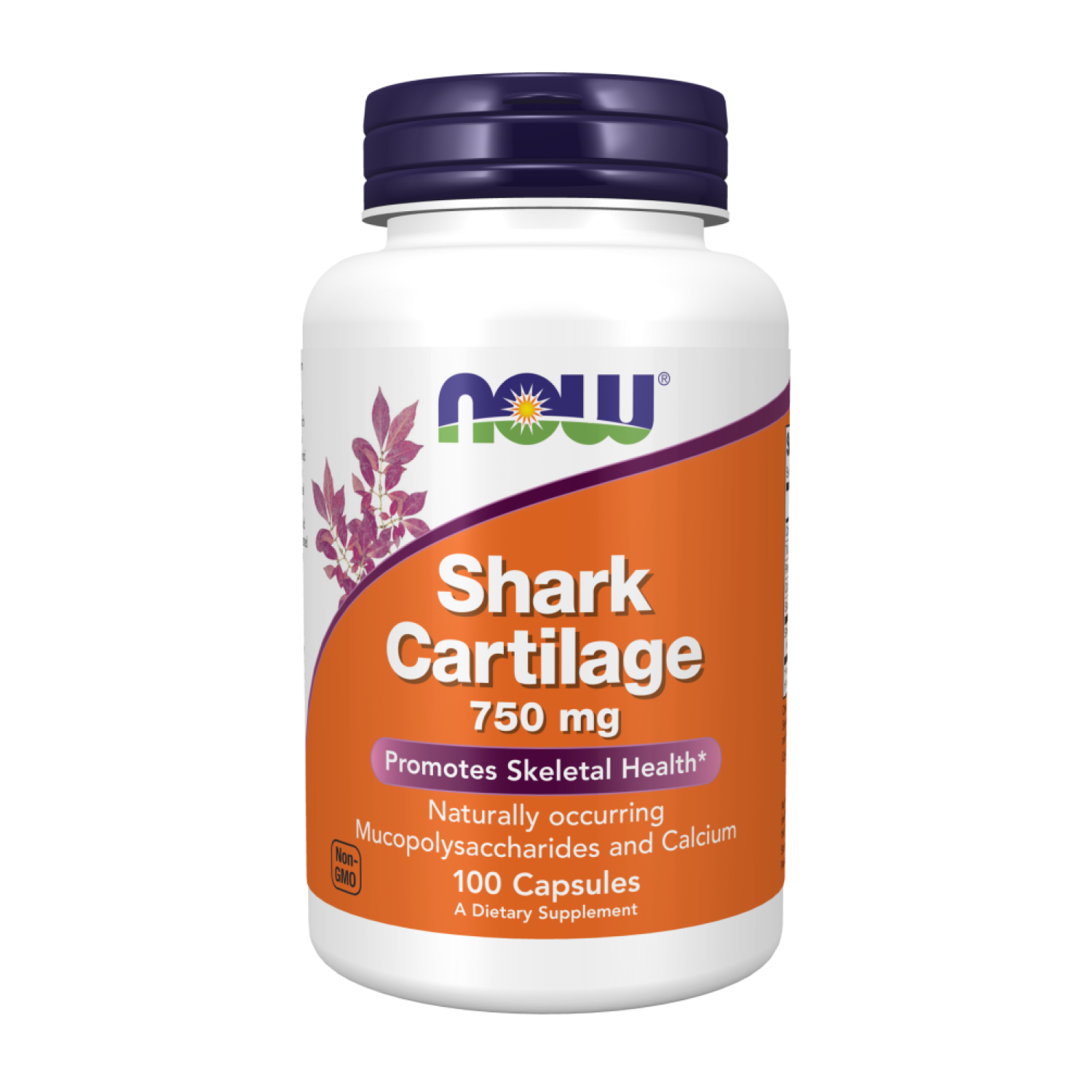 Диетическая добавка Now Shark Cartilage 750 мг 100 капсул