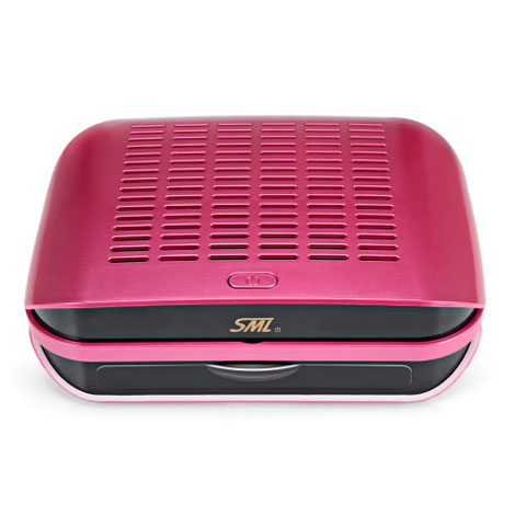 Витяжка манікюрна зі змінним фільтром SML C1 68W SalonHome OS28897 Pink