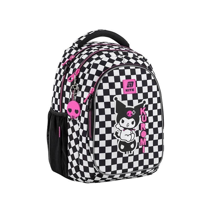 Рюкзак KITE Education teens Kuromi 40x29x17 см 20,5л Черный (HK25-8001M)