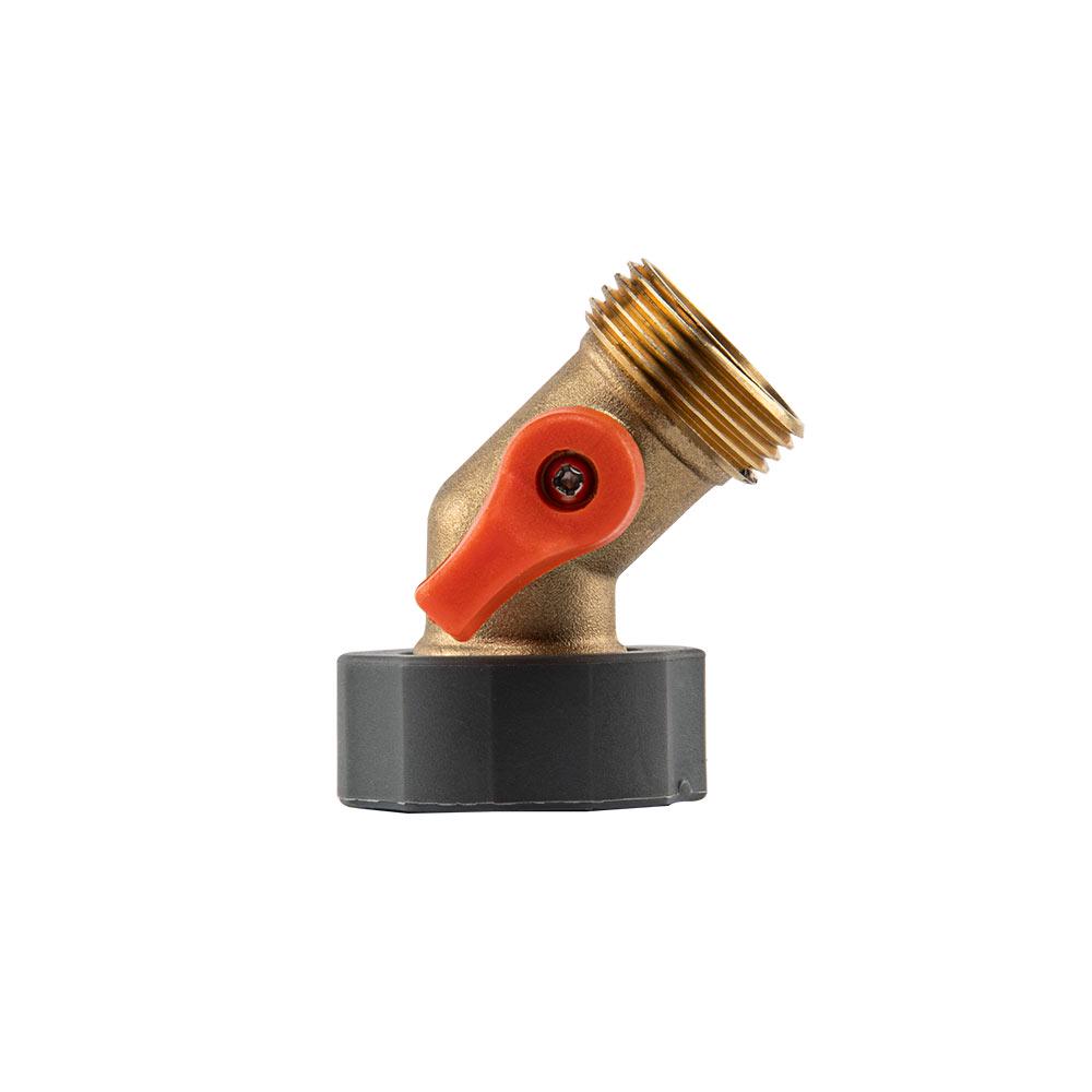 Соединитель с краном РО 3/4" выход РЗ 3/4" Brass Soft BR-S2232/45 - фото 2