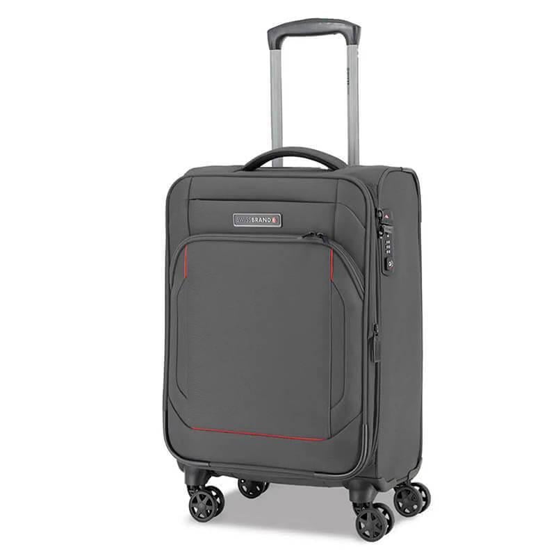 Чемодан на 4-х колесах Swissbrand Celtic M 69/76 л Dark Grey (DAS302501)