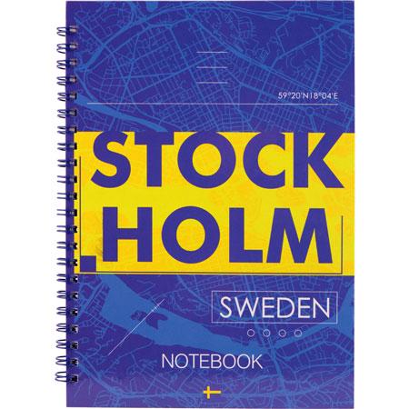 Блокнот Axent Flags Stockholm A5 96 аркушів у клітинку Синій (8032-08-A) Блокнот Axent Flags Stockholm A5 96 аркушів у клітинку Синій (8032-08-A)