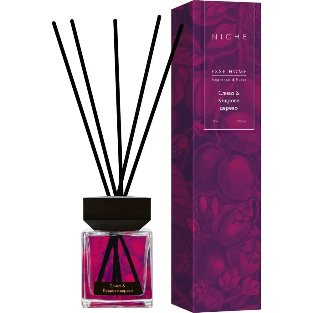 Аромадифузор для дому Esse Home Niche Слива/Кедрове дерево 100 мл (2191177238) Аромадифузор для дому Esse Home Niche Слива/Кедрове дерево 100 мл (2191177238)