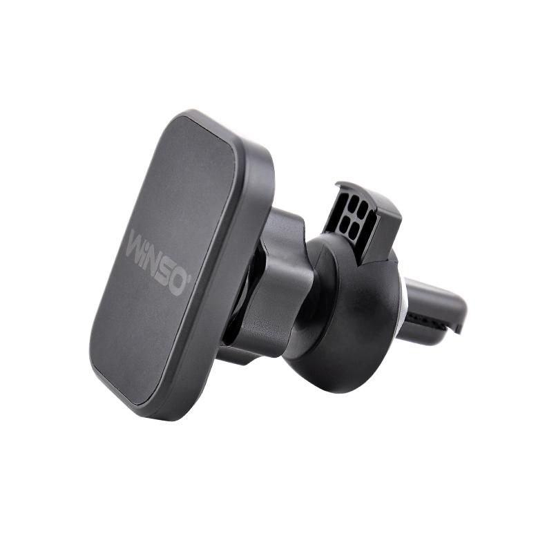 Держатель телефона автомобильный магнитный на дефлекторе с вращающимся шаровидным, (42542) - фото 2