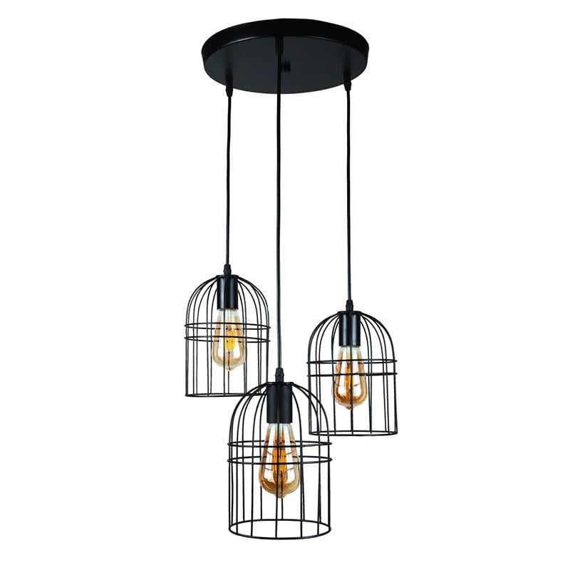 Люстра подвесная Light House LS-17194F-3 300 Черный