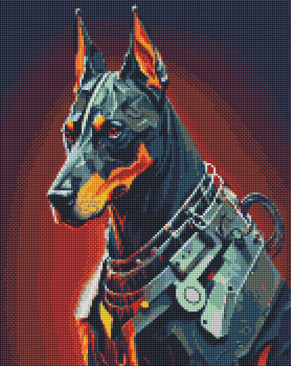 Алмазная мозаика Верный страж 40х50 см