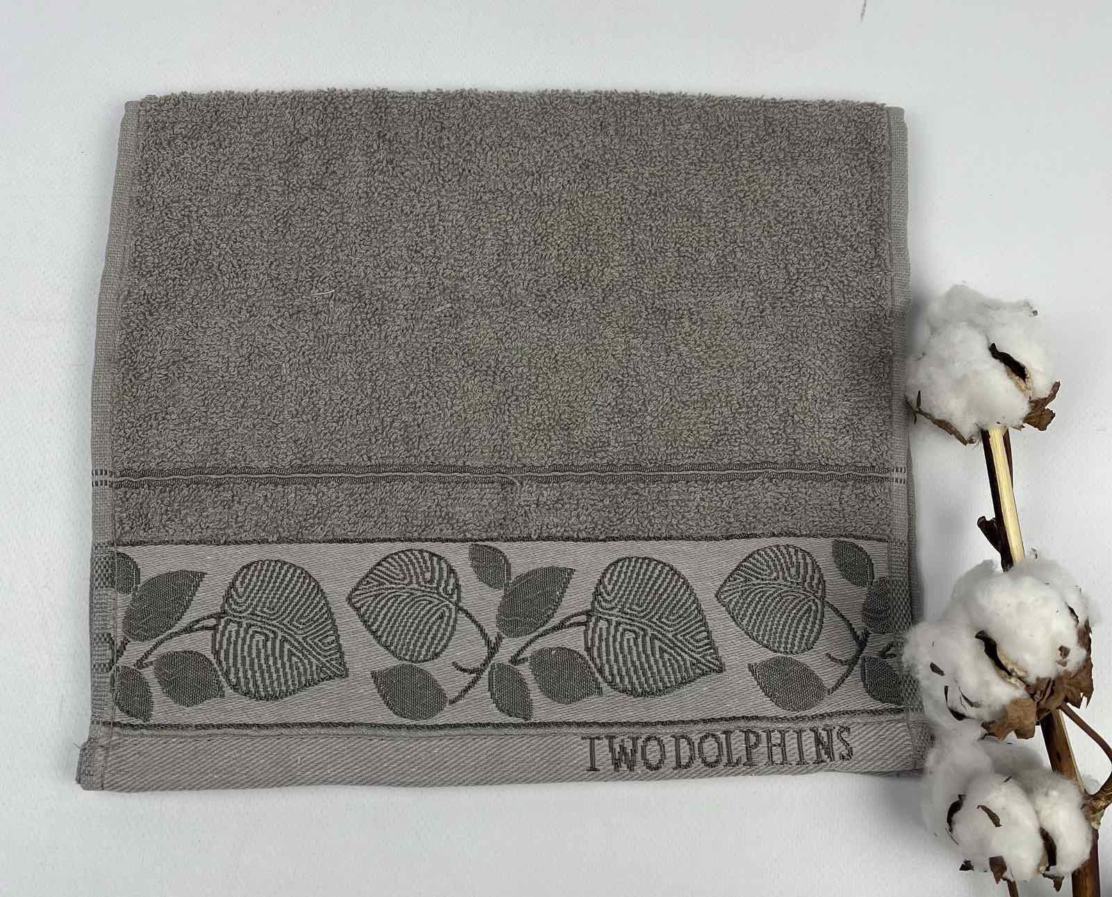Полотенце Two Dolphins Vip Cotton Penza A150 30х50 см Темно-серый (CN31032)
