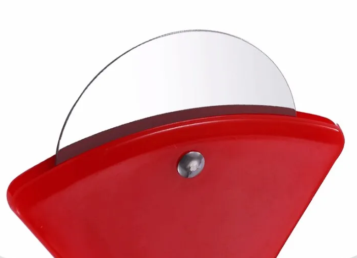 Ніж для піци з нержавіючої сталі з бамбуковою ручкою Червоний (13687860) - фото 9