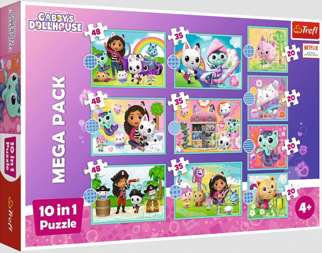 Пазл Trefl 10в1 У світі Габбі