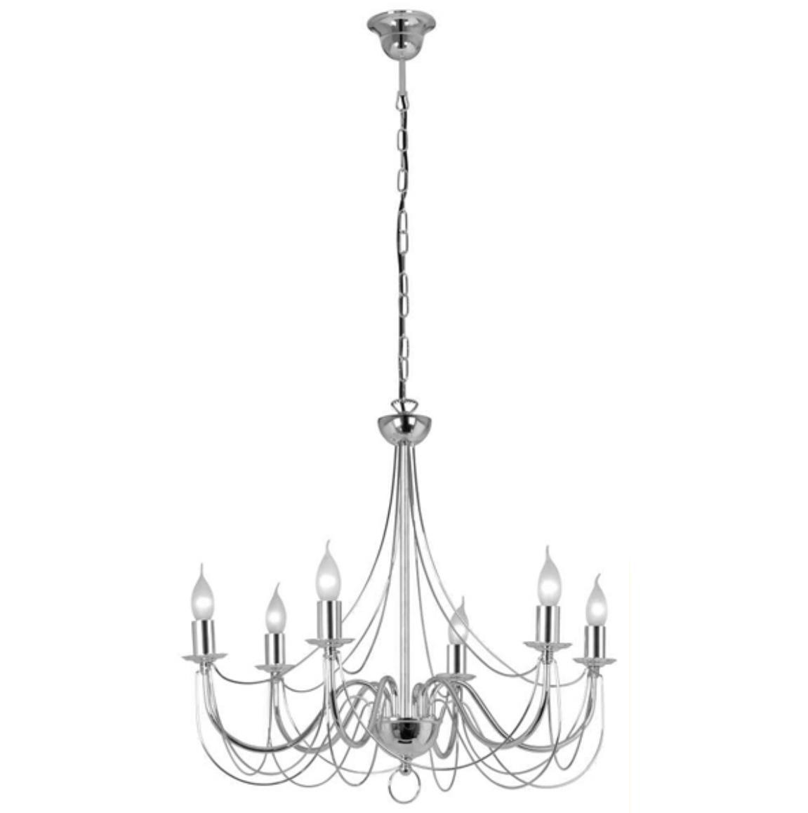 Люстра Lis Retro Хром/Сатин (0281/6)