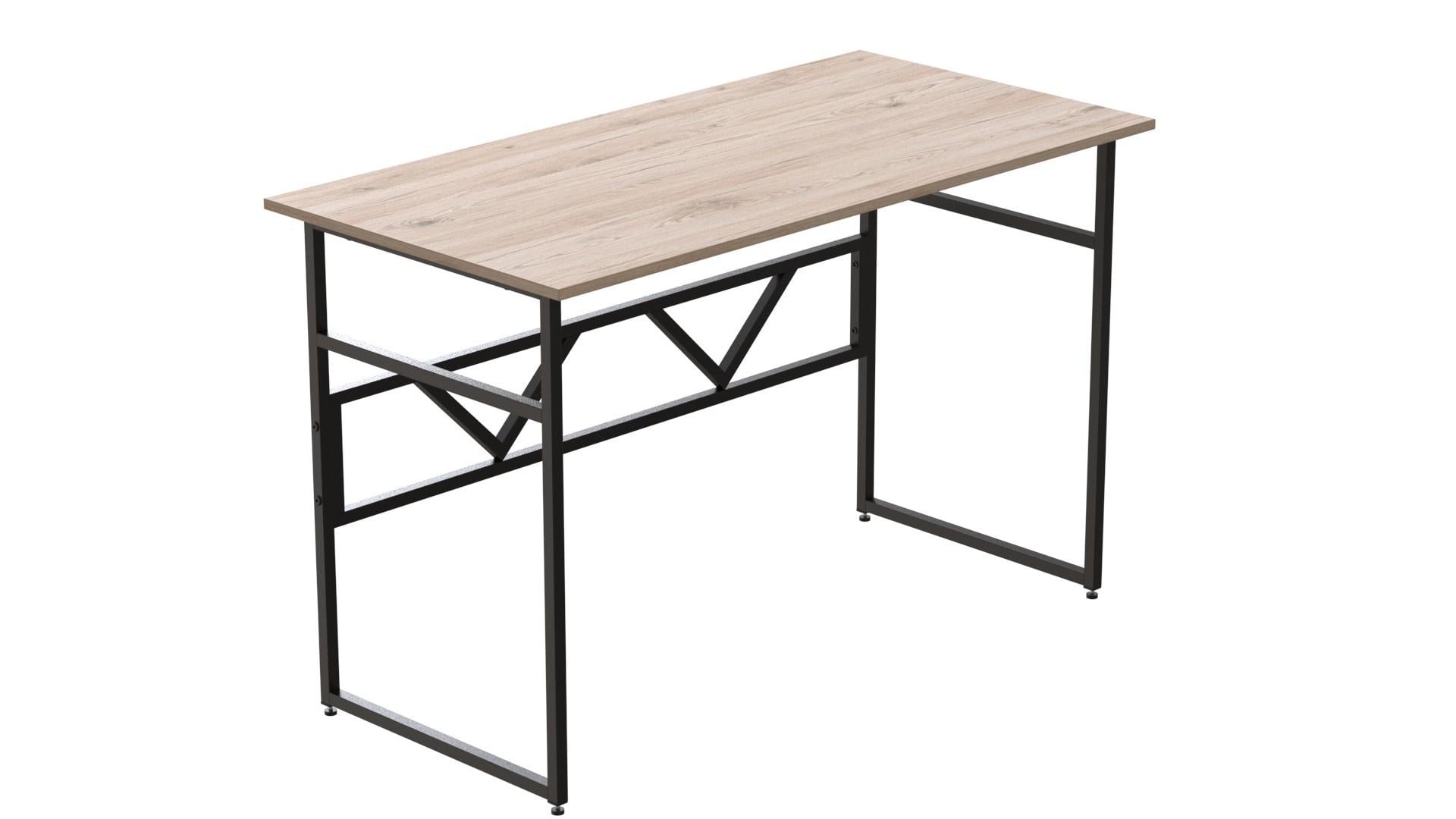 Компьютерный стол Ferrum-decor Райан ДСП 32 мм 75x120x60 см Черный/Дуб Сан-Марино (FRD-103689)