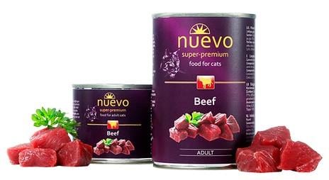 Консервований корм для кошенят Nuevo Kitten з куркою і рисом 6х400 г