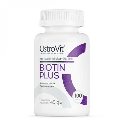 Биотин OstroVit Biotin Plus 100 tabs