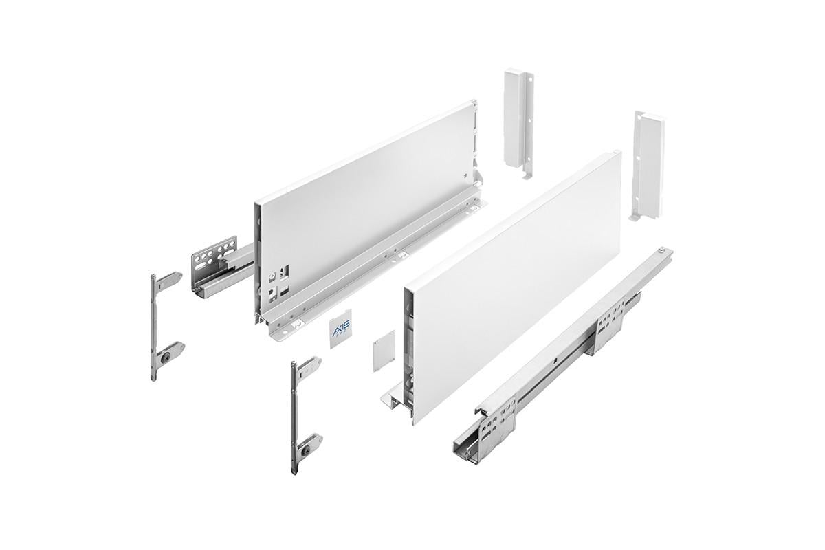 Висувний ящик GTV Axis Pro H 168 мм L 450 мм Білий (PB-AXISPRO-KPL450C1) Висувний ящик GTV Axis Pro H 168 мм L 450 мм Білий (PB-AXISPRO-KPL450C1)