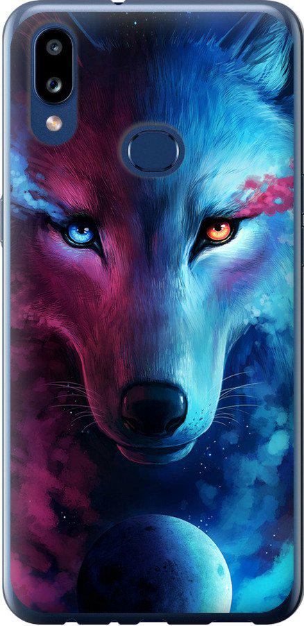 Чехол на Samsung Galaxy A10s A107F Арт-волк (3999u-1776-42517)