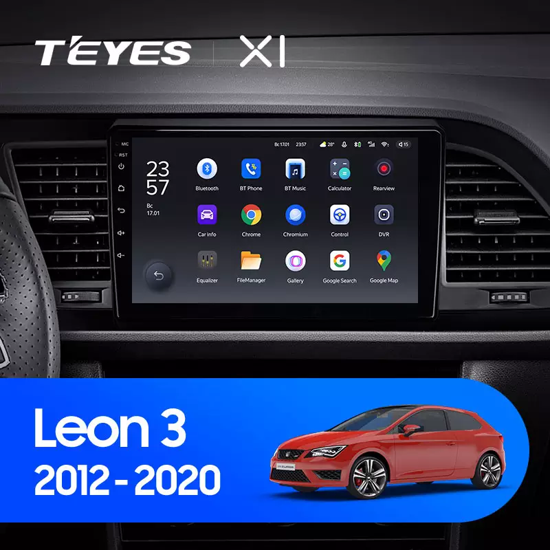 Автомагнітола штатна Teyes для Seat Leon 3 2012-2020 Android X1 2/32G Wi-Fi - фото 3