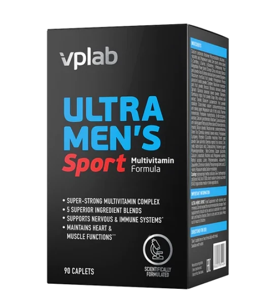 Мультивітаміни для чоловіків VPLab Ultra Men's Sport Multivitamin 90 капс.