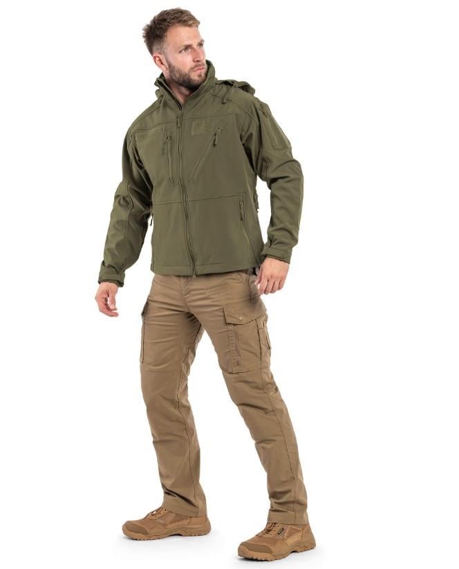 Куртка Mil-Tec Softshell Jacket Scu 10864012 S Olive - фото 2