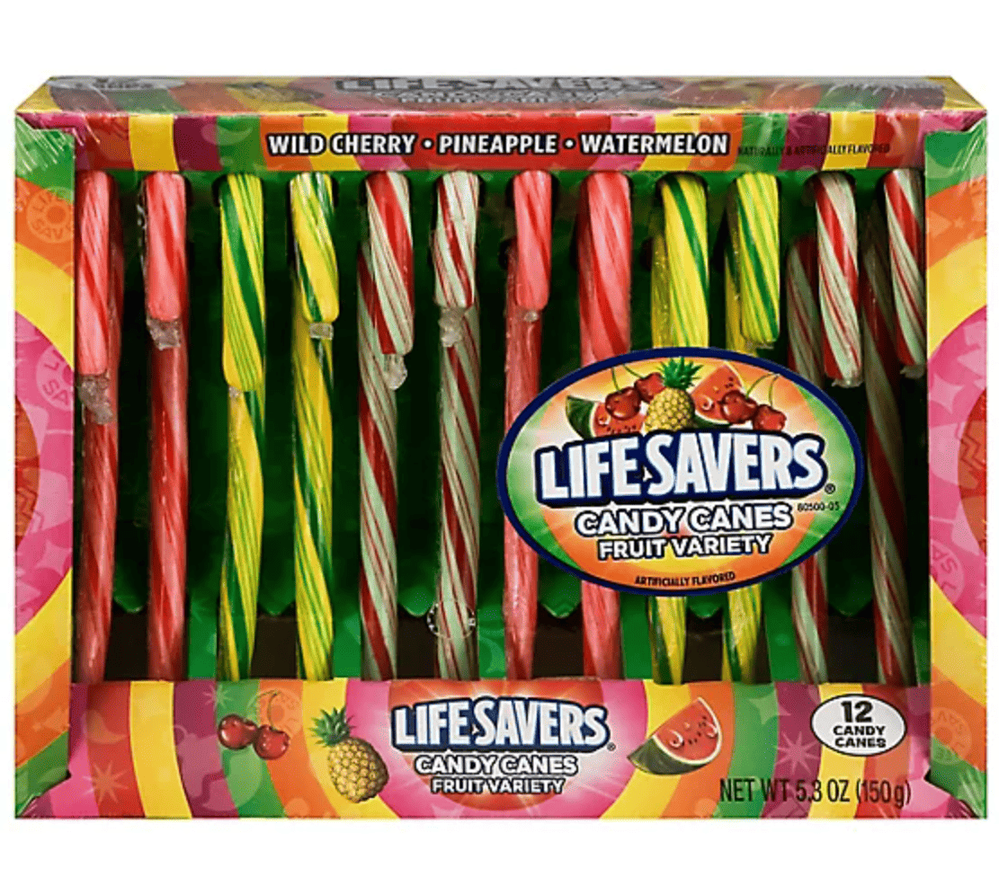 Цукерки-тростини Life Savers 5 Flavor Assorted Holiday Candy Canes 150 г (2828620391) Цукерки-тростини Life Savers 5 Flavor Assorted Holiday Candy Canes 150 г (2828620391)