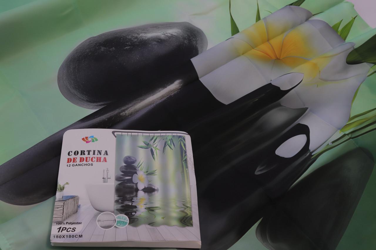 Штора для ванной Cortina 180x180 см тканевая (85001)