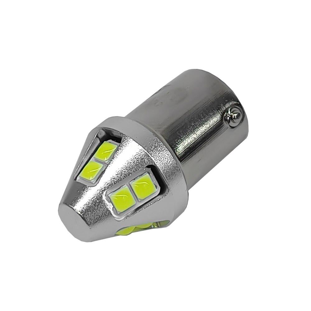 Лампа светодиодная AVolt BA15S 1156-3030-10SMD 12-24V Белый - фото 2