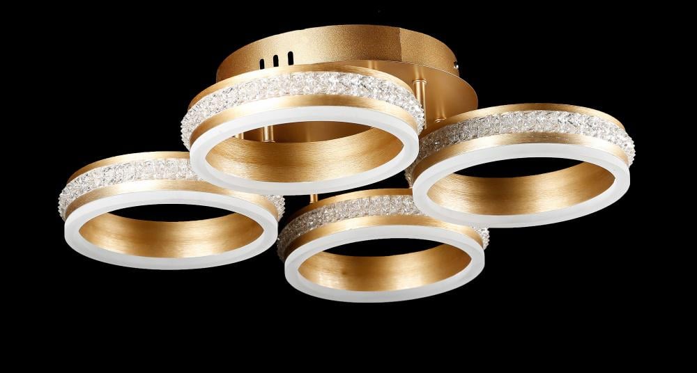 Светодиодная люстра Ray LK39849/4 LED Brush/Champagne/Gold (IR006919)