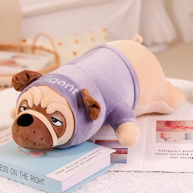 М'яка іграшка собачка Мопс 90 см Блакитний (TO-217) М'яка іграшка собачка Мопс 90 см Блакитний (TO-217)