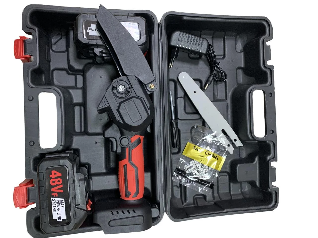 Ланцюгова пила акумуляторна з двома акумуляторами в валізі 6" - фото 8