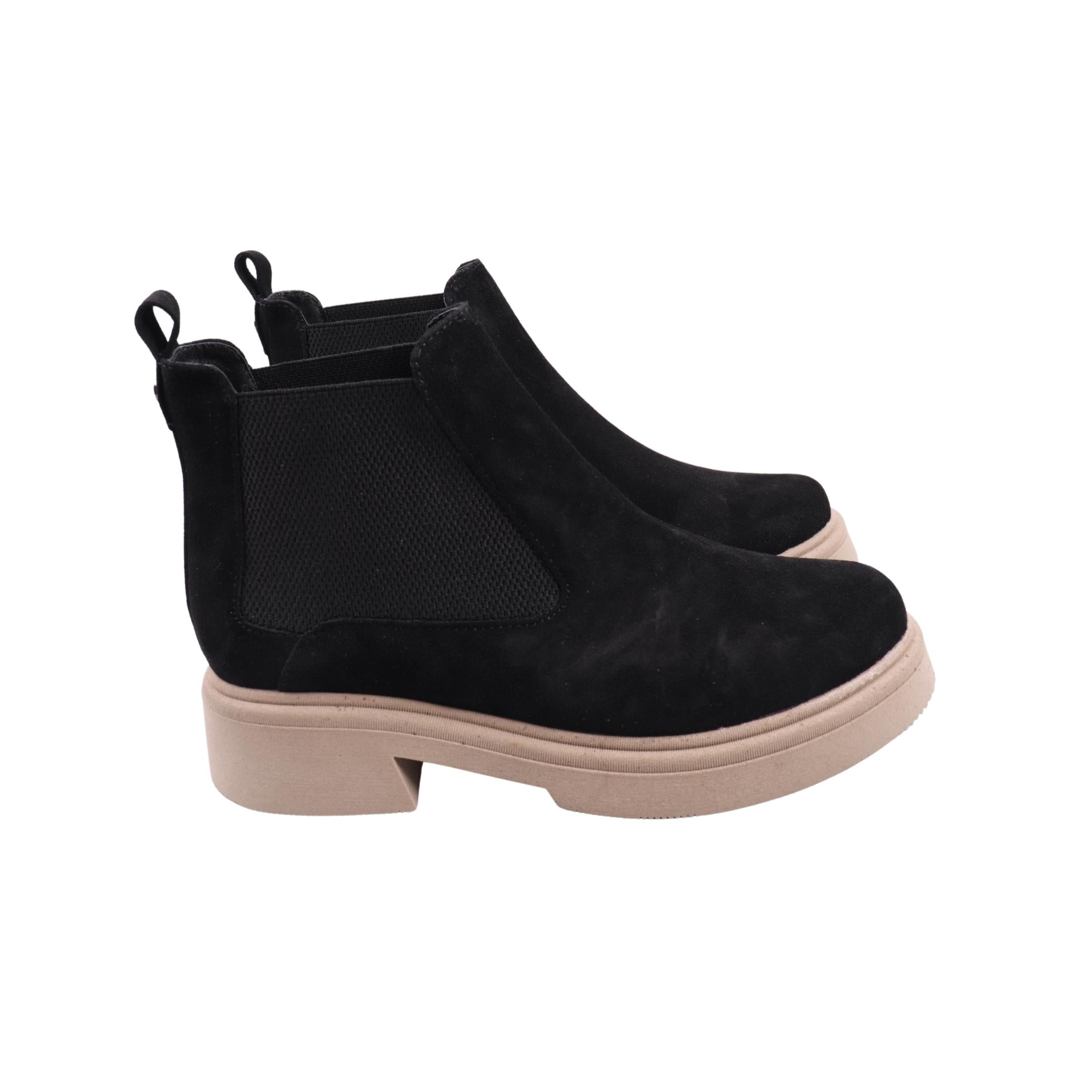 Ботинки женские Marko Rossi 129-23DHC натуральная замша р. 40 Черный (29184297)