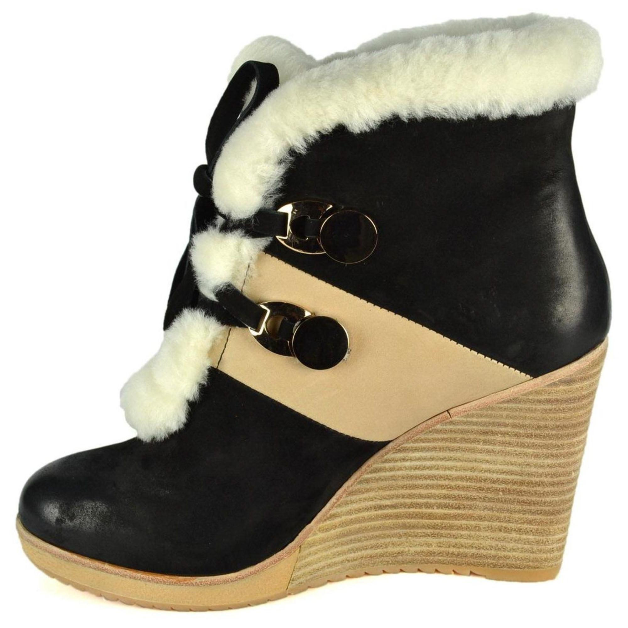 Ботинки осенние женские Vitto Rossi р. 38 Черный/Бежевый (05591-38) - фото 2 Ботинки осенние женские Vitto Rossi р. 38 Черный/Бежевый (05591-38) - фото 2