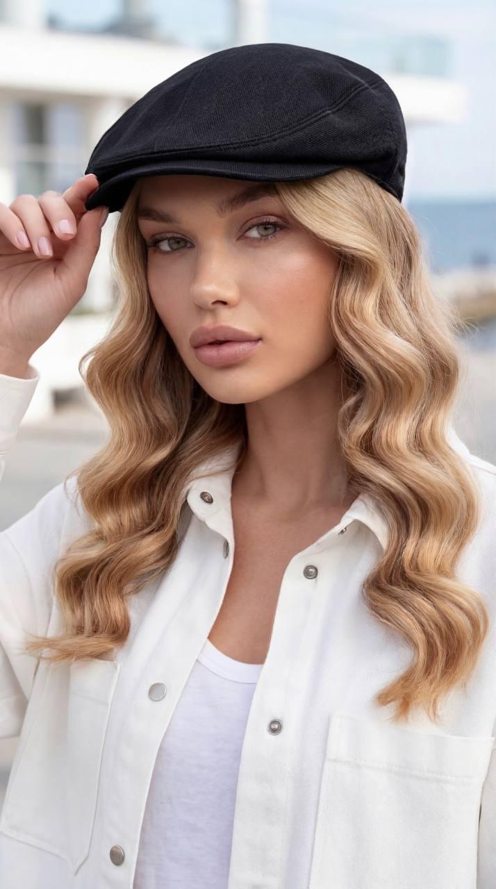 Кепка-хуліганка жіноча Чорний (33363606)