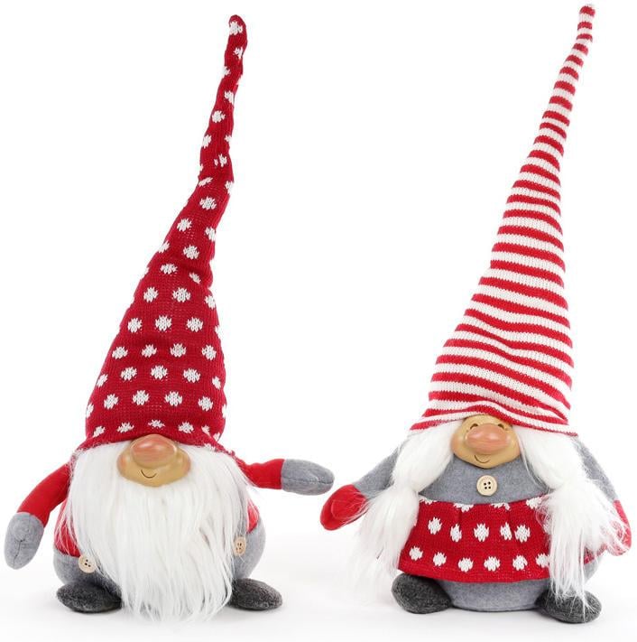 Новорічні м'які іграшки Домовий 22х16х52 см