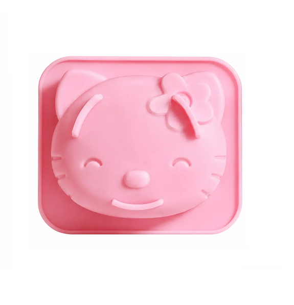 Форма силиконовая Hello Kitty TR-56 для выпечки и десертов Розовый