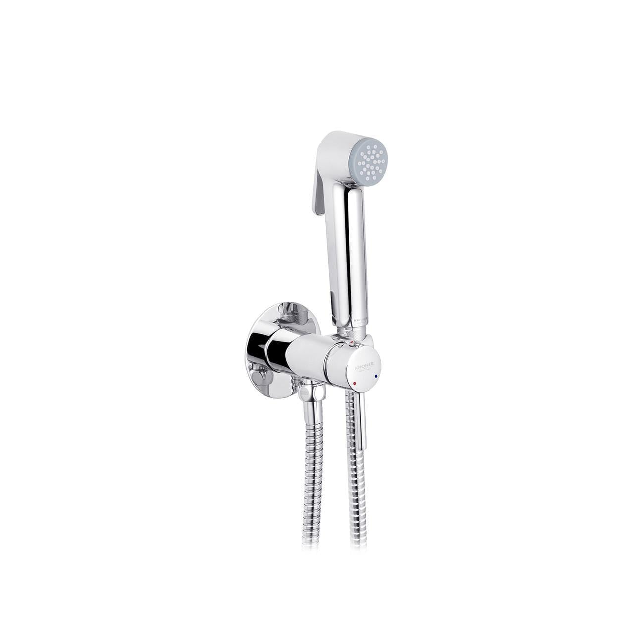 Набор для гигиенического душа скрытого монтажа со смесителем Kroner KRP Bidet-C082