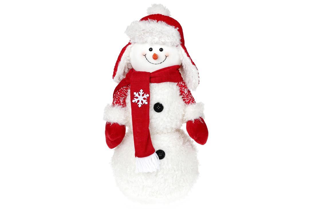 Мягкая игрушка новогодняя BonaDi Снеговик (822-241)