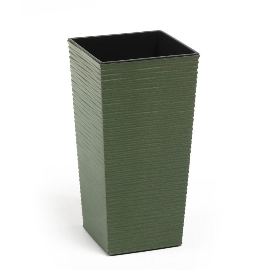 Горщик для квітів Lamela Finezja ECO Dluto 30 см Зелений лісовий (LA832-42)