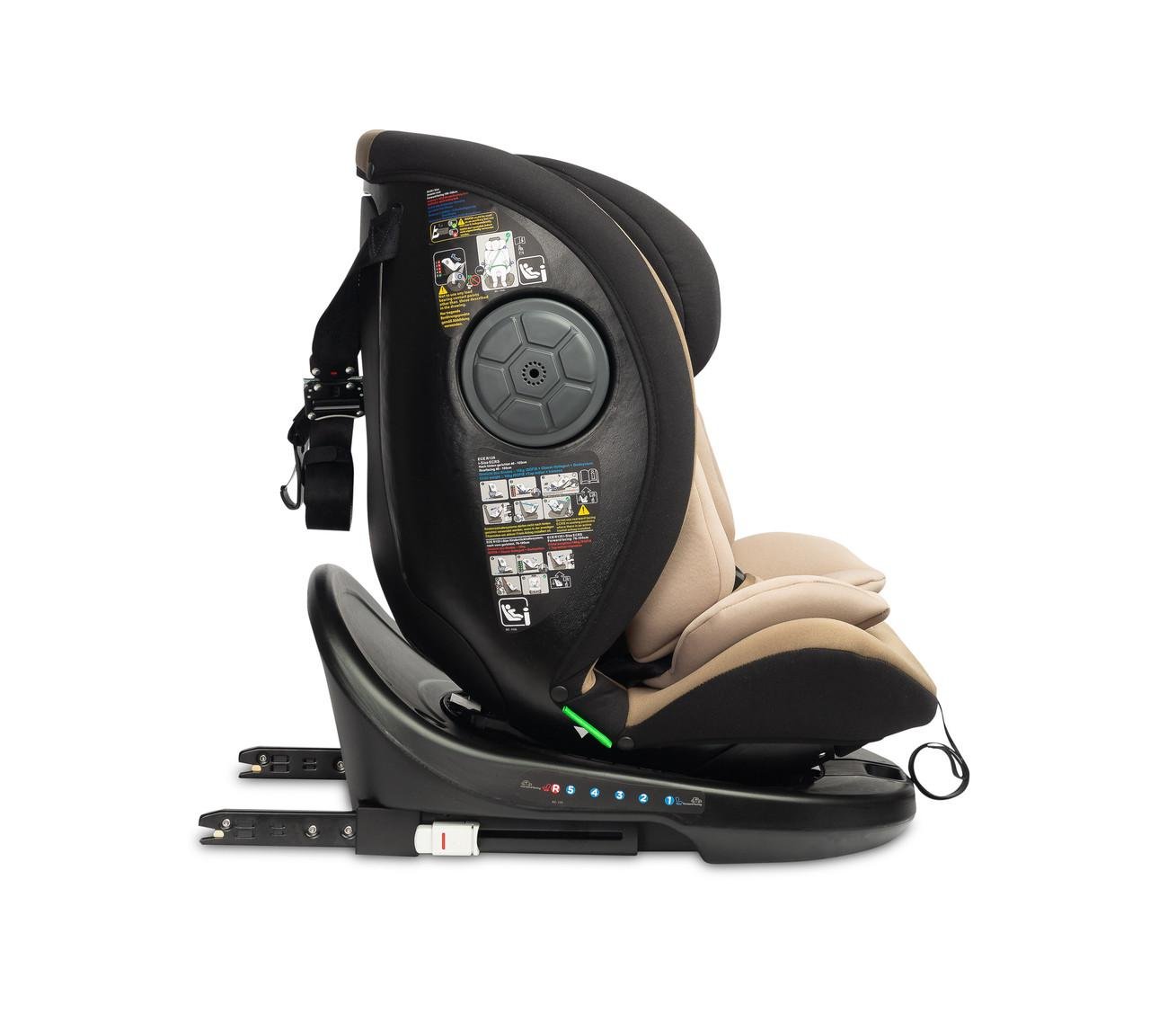 Автокрісло Caretero Mokki група 0+/1/2/3 0-36 кг i-Size/Isofix Beige (396170) - фото 6