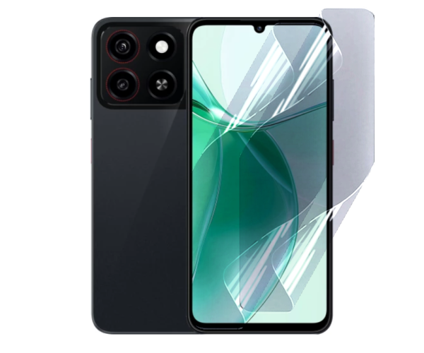 Противоударная гидрогелевая пленка Hydrogel Film для ZTE Blade A35, Transparent