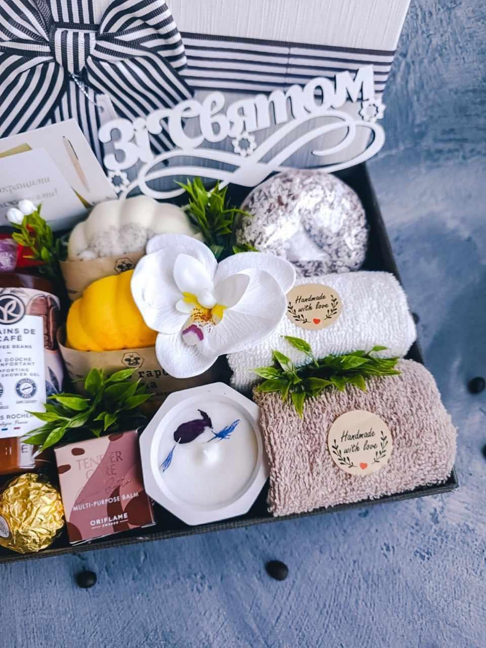 Подарочный бокс для девушки с косметикой/конфетами/свечами (2532748536) - фото 2