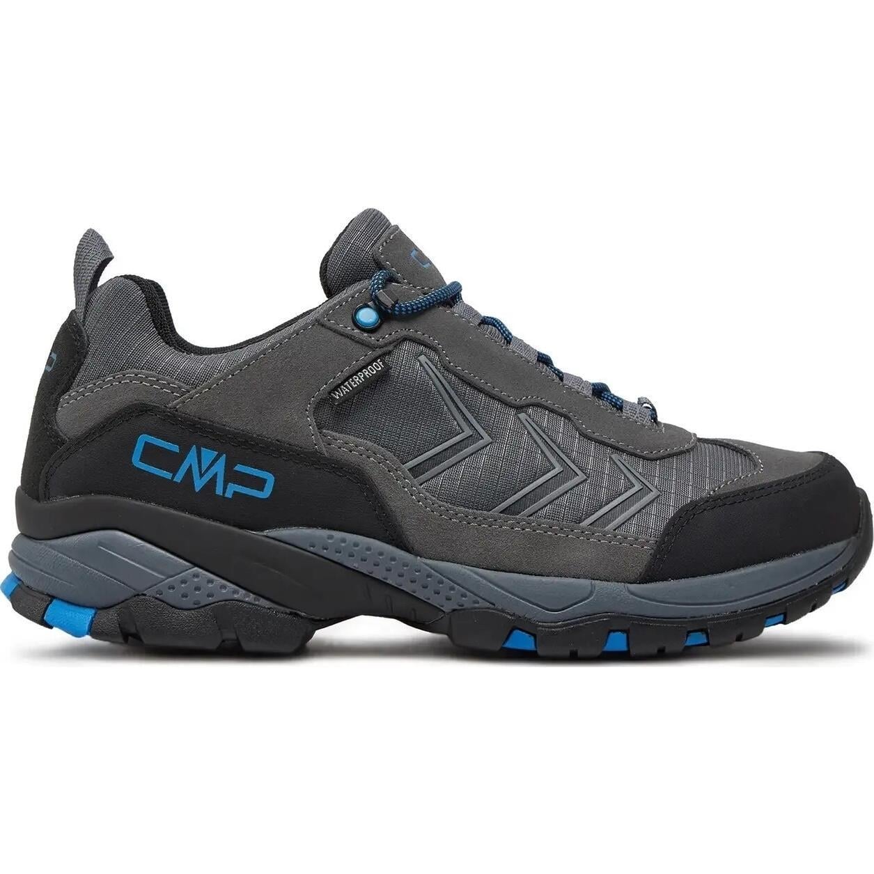 Кросівки трекінгові CMP MELNICK LOW TREKKING SHOES WP р. EU-41 Сіро-чорно-блакитний (3Q19657-41UR)