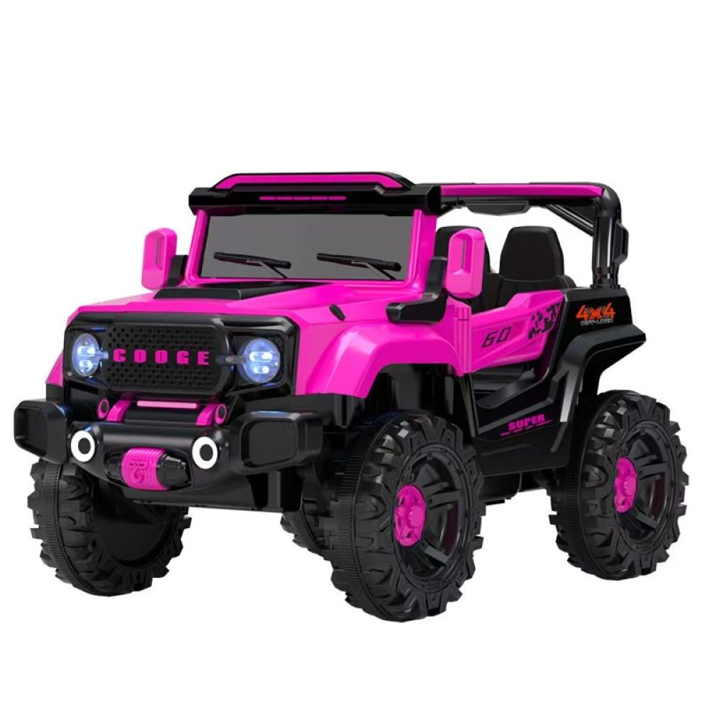 Детский электромобиль джип SPOKO SP-V70 4x4 аккумуляторный электромобиль с пультом Розовый (147-76-42401057)