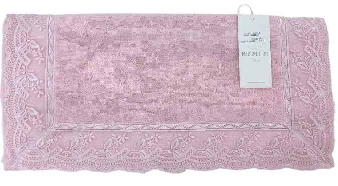 Полотенце-коврик для ног Maison D'or 50x80 см Reyna Pink (CN17569)