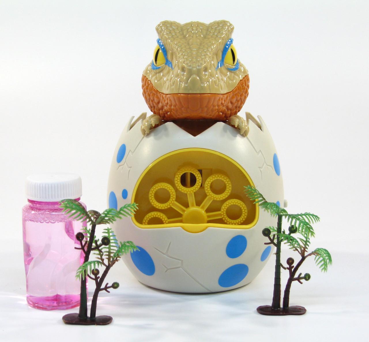 Детский генератор мыльных пузырей LSP4G Динозавр звук свет