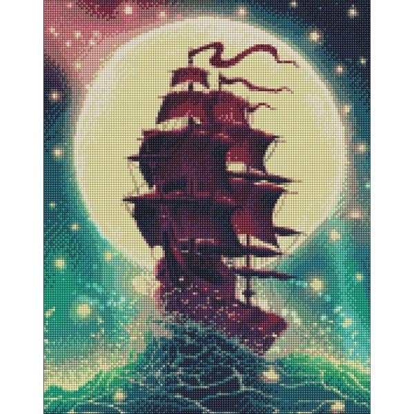 Набор для творчества Идейка Алмазная мозаика Сквозь волны 40х50 см (AMO7153)