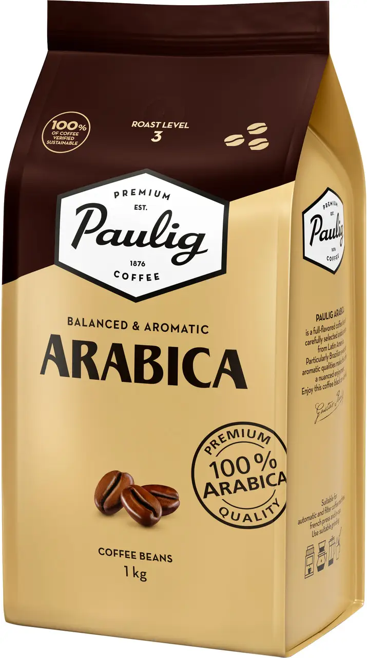 Кава в зернах Paulig Arabica 1 кг (13337248)